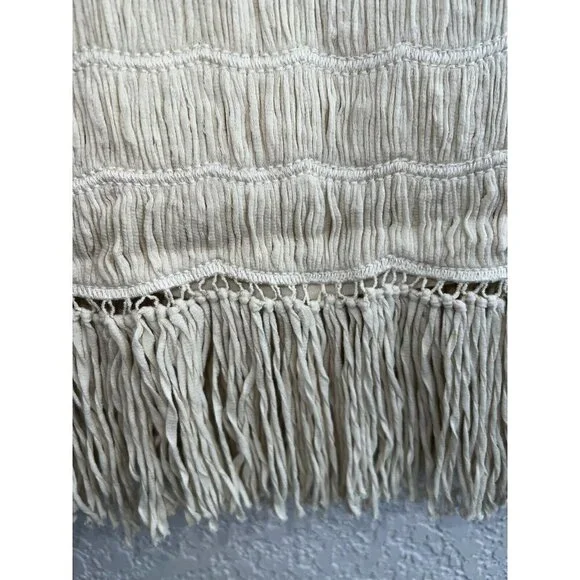 ALICE + Olivia Boho Crochet Top Fringe Built in Bra Size Small Y1 - Picture 7 of 9